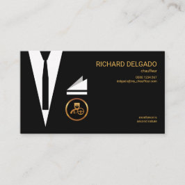 エクグレスタイリッシュントスモダンーツシック運転手 名刺