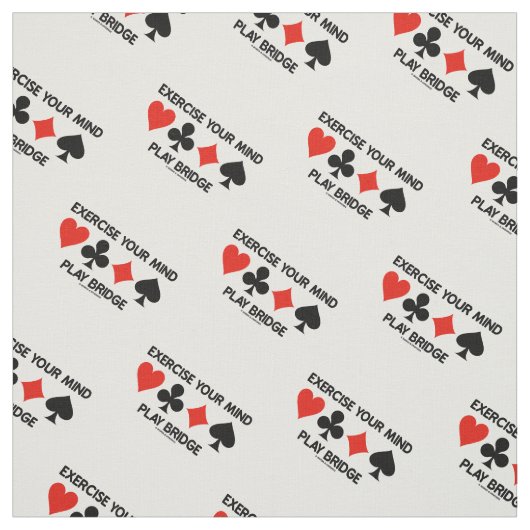 エクササイズあなたの心遊橋4カードスーツ ファブリック (見本)