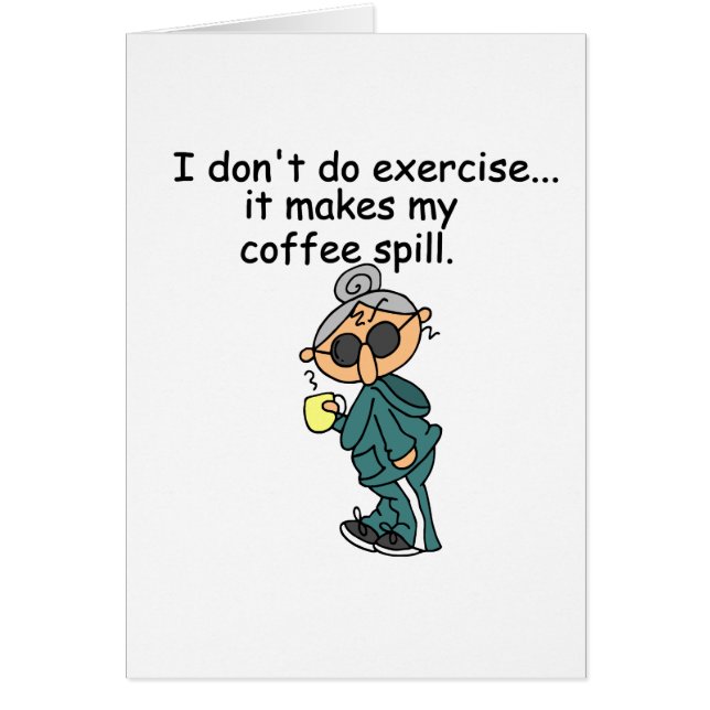 エクササイズしない別の理由 (正面)