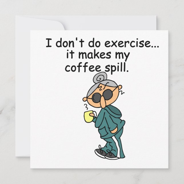 エクササイズしない別の理由 (正面)