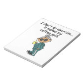 エクササイズしない別の理由 ノートパッド (回転)