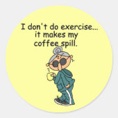 エクササイズしない別の理由 ラウンドシール (正面)