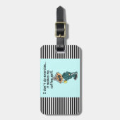 エクササイズしない別の理由 ラゲッジタグ (正面縦)