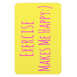 エクササイズで幸せになる マグネット