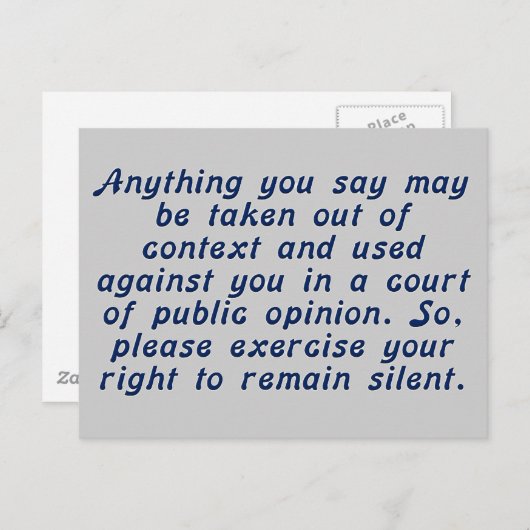 エクササイズと口保を閉じる ポストカード (正面/裏面)