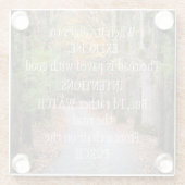 エクササイズと善意 ガラスコースター (裏面)