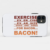 エクササイズのベーコン Case-Mate iPhoneケース (裏面(横))