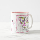 エクササイズのマグ ツートーンマグカップ (正面右)