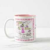 エクササイズのマグ ツートーンマグカップ (左)