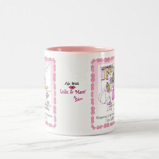 エクササイズのマグ ツートーンマグカップ (中央)