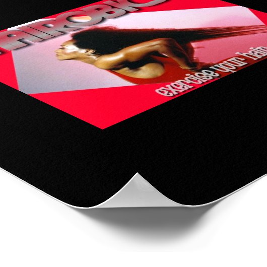 エクササイズの髪 ポスター (角)