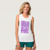 エクササイズはエンドルフィンタンクを与えます タンクトップ (正面フル)