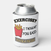 エクササイズは考えお前余分にフライスシャツ 缶クーラー (缶正面)