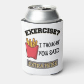 エクササイズは考えお前余分にフライスシャツ 缶クーラー (缶裏面)