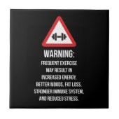 エクササイズは-警告します-やる気を起こさせるなトレーニングに寄与しま タイル (正面)