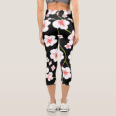 エクササイズカラフルフローラ カプリレギンス (裏面)