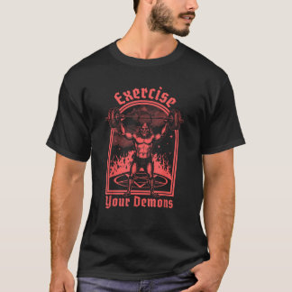 エクササイズザデモンズサタンバプホメサタンおもしろい Tシャツ