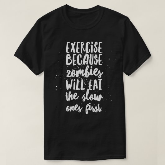 エクササイズゾンビ Tシャツ (デザイン正面)