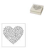 エクササイズハート ラバースタンプ (押印)