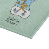 エクササイズランニングトナディアクリスマス カッティングボード (角)