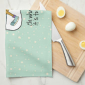 エクササイズランニングトナディアクリスマス キッチンタオル (四つ折り)