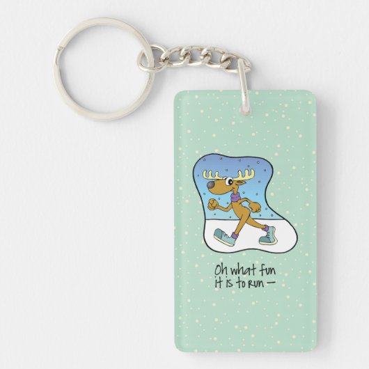 エクササイズランニングトナディアクリスマス キーホルダー (正面)