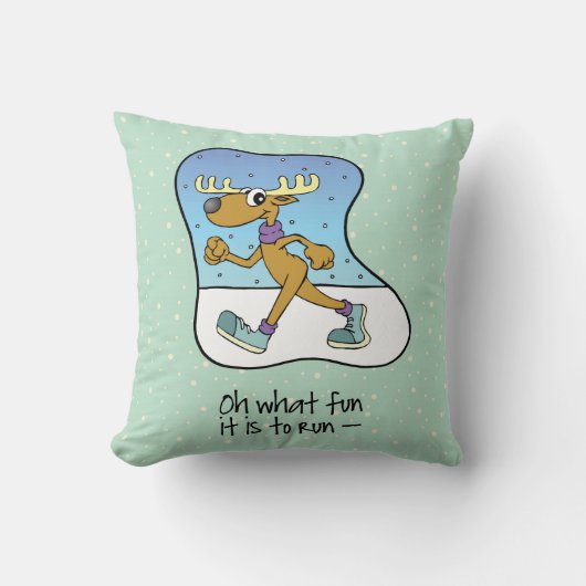 エクササイズランニングトナディアクリスマス クッション (正面)