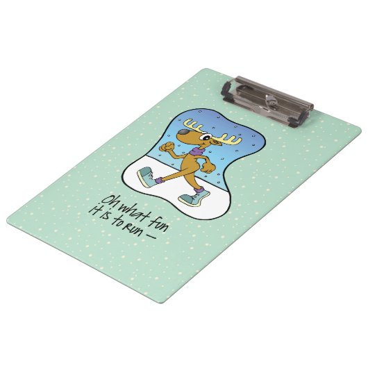 エクササイズランニングトナディアクリスマス クリップボード (アングル)