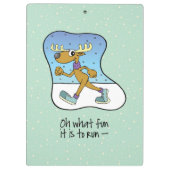 エクササイズランニングトナディアクリスマス クリップボード (裏面)