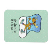 エクササイズランニングトナディアクリスマス マグネット (横)