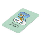 エクササイズランニングトナディアクリスマス マグネット (左側)