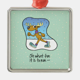 エクササイズランニングトナディアクリスマス メタルオーナメント