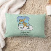 エクササイズランニングトナディアクリスマス ランバークッション (ブランケット)