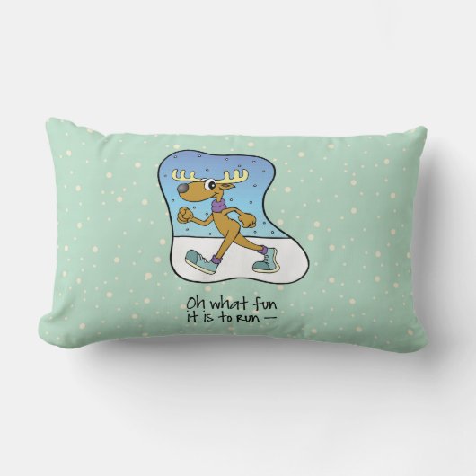 エクササイズランニングトナディアクリスマス ランバークッション (正面)