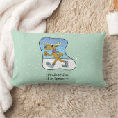 エクササイズランニングトナディアクリスマス ランバークッション (ブランケット)