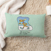 エクササイズランニングトナディアクリスマス ランバークッション (ブランケット)