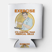 エクササイズ医療費より安い 缶クーラー (正面)