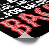 エクササイズ卵はベーコンエクササイズベーコンの側面 ポスター (角)