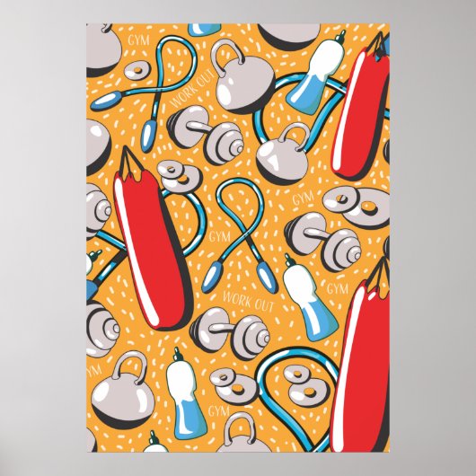 エクササイズ型 ポスター (正面)