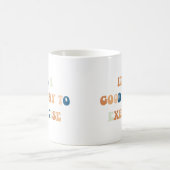 エクササイズ引用文は良い日おもしろいだ コーヒーマグカップ (中央)