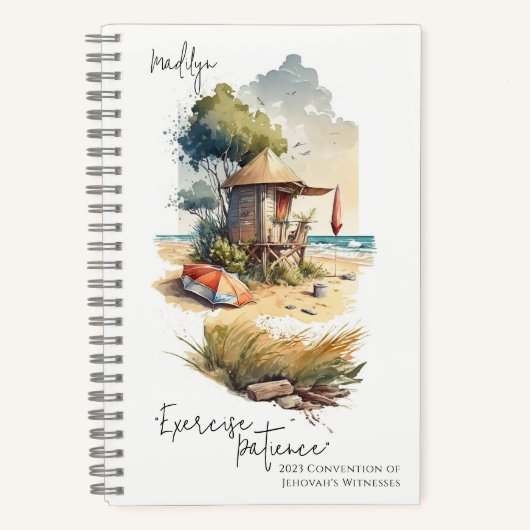 エクササイズ忍耐性熱帯ビーチ2023大会 ノートブック (正面)