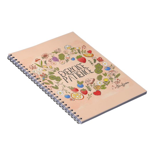 エクササイズ忍耐8.5 xc 11ノートブック ノートブック (右側)