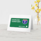 エクササイズ次の終了 カード (黄色い花)