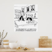 エクササイズ漫画5311 ポスター (キッチン)