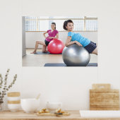 エクササイズ球 ポスター (キッチン)