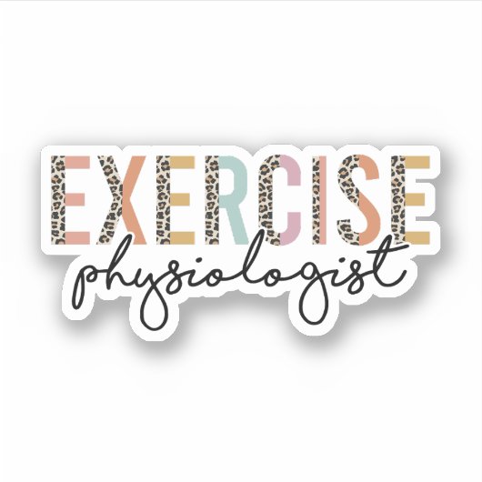 エクササイズ生理学者、エクササイズ生理学ギフト シール (正面)