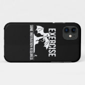 エクササイズ、やる気が必要、ドラゴン – おもしろい Case-Mate iPhoneケース (裏面(横))