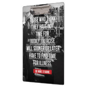 エクササイズ-トレーニング やる気を起こさせる クリップボード (左)