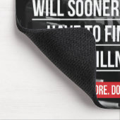 エクササイズ-トレーニング やる気を起こさせる マウスパッド (コーナー)