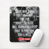 エクササイズ-トレーニング やる気を起こさせる マウスパッド (マウス)